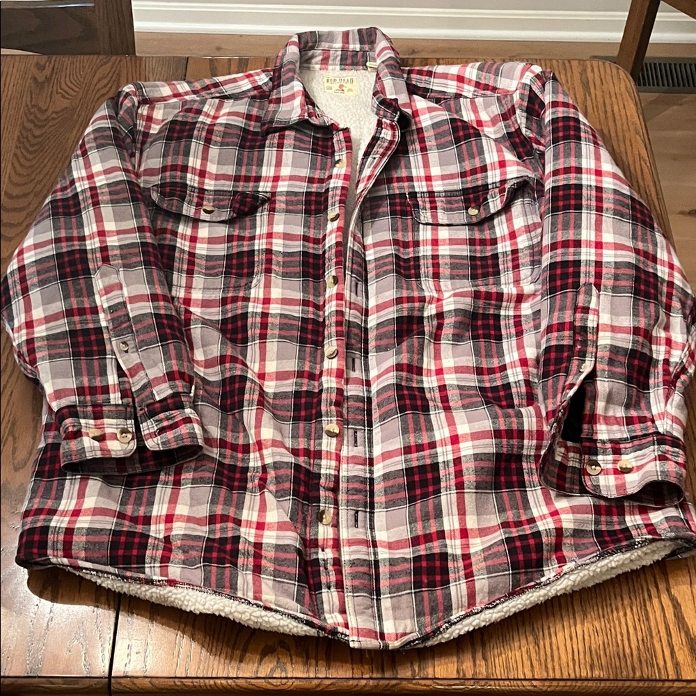 RedHead Plaid Sherpa Jacket